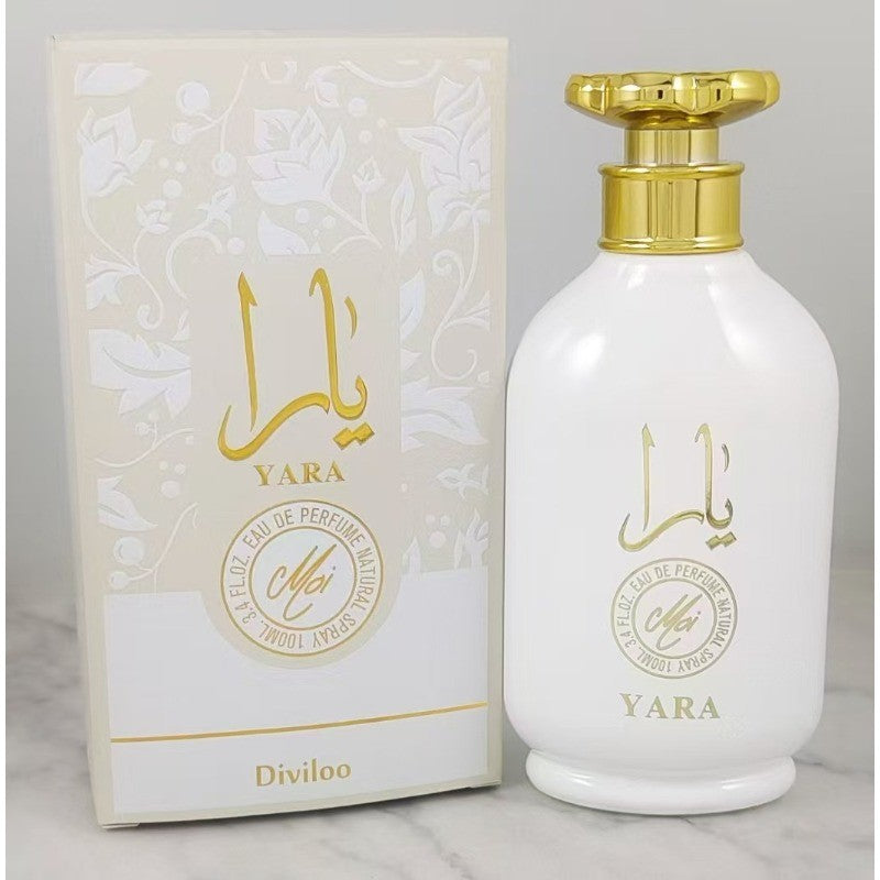 Lattafa Yara Eau de Parfum Female Spray 100ml Original Arab Perfumes Lasting Floral Fruity Pheromones Perfume Makeup 3.4 Ounce