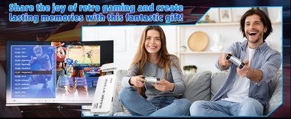 M15 4K TV Retro Handheld Game Console Stick 2.4G Dual Wireless Controller 20000+ Classical Games 23 Classic Emulaters