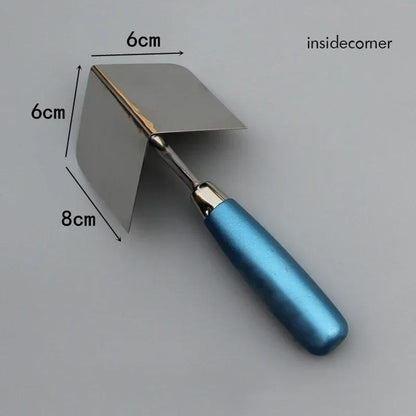 Ferramenta de canto para Drywall 8x6cm Lado Externo / Interno Faca de Canto de Aço Inoxidável Colher de Canto para Drywall Gyprock Placa de Gesso
