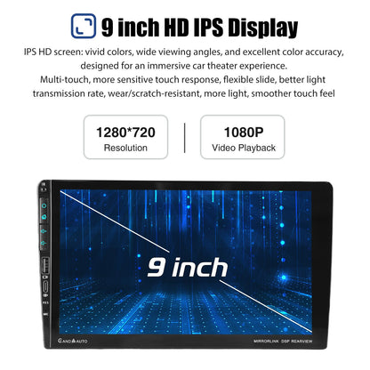 4+64G For Honda CR-V CRV 2007-2011 Android14 Carplay 9" Car Stereo Radio WiFi BT USB GPS Navigation IPS Touch Screen FM/RDS SWC