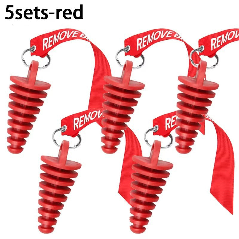 1/3/5pcs Motorcycle Exhaust Pipe Plug Muffler Wash Plug Pipe Protector Motocross Tailpipe Plug Move Blow-Down