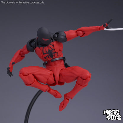 NOVO Boneco de Ação Spider de Brinquedo Anime Terno Preto Vizinho Symbiote Aranha Escarlate Kaine Parker Aranha Vermelha Preta