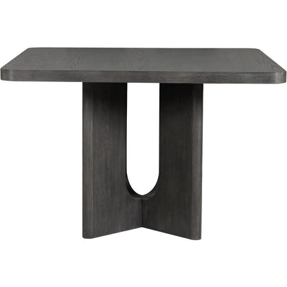 Selyra Modern Solid Wood Square Counter Height Dining Table, 54-inch, Seats 8, Easy Assembly