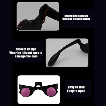 Light Up LED Eyewearing Halloween Glow Glasses Scary Red Glowing Eyes LED Glasses Festive Halloween LED Glowing Eyeglasses