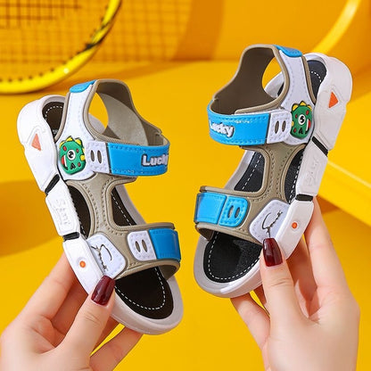 Kids Cartoon Sandals Baby Shoes Boy Soft Sole Rubber Non-slip Girls Sandals Toddler Children's Shoes Summer 2-10 Years