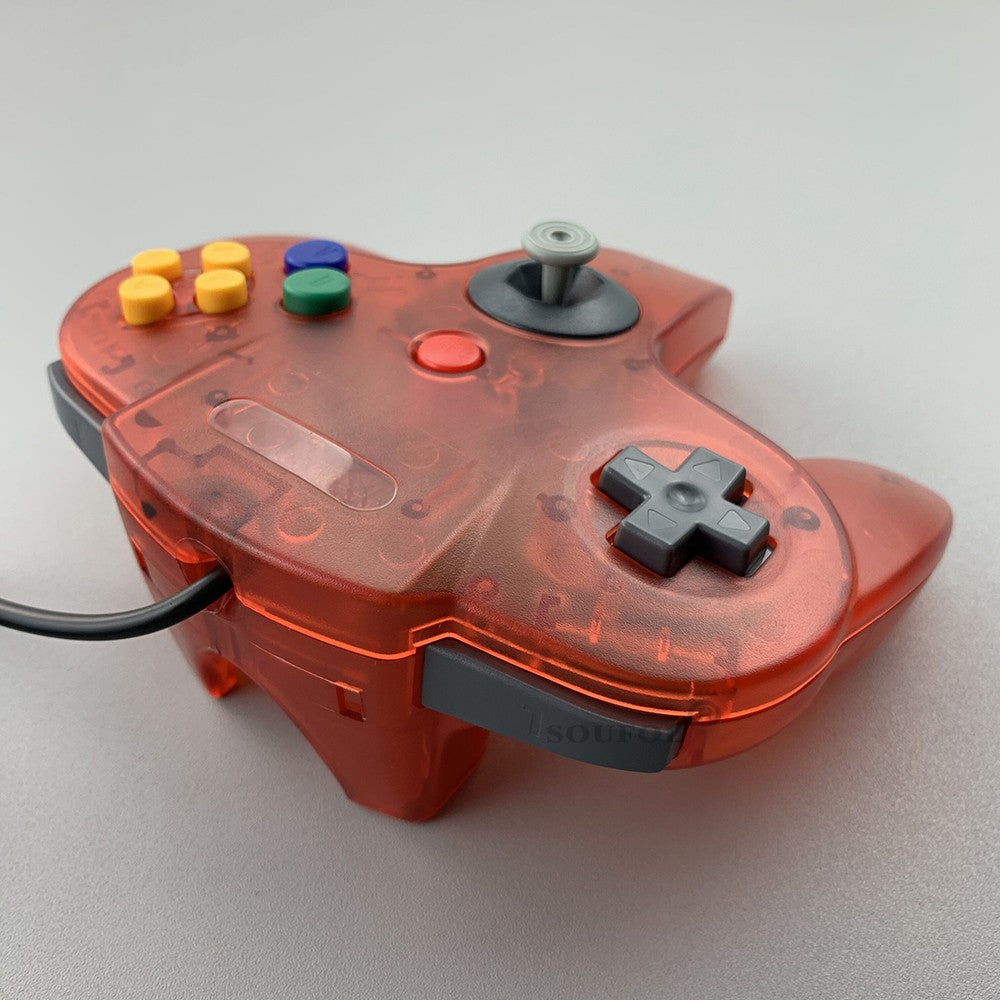 Wired Gamepad For NS 64 Host N64 Controller Gamepad Joystick For Classic Nintend 64 Console Games For Mac Computer PC