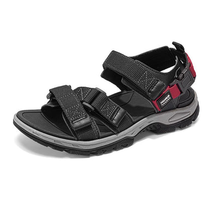 Summer Men's Sandals Trendy Casual Outdoor Sport Shoes for Holidays Beach Breathable Wear-Resistant Hiking & Walking Sandals