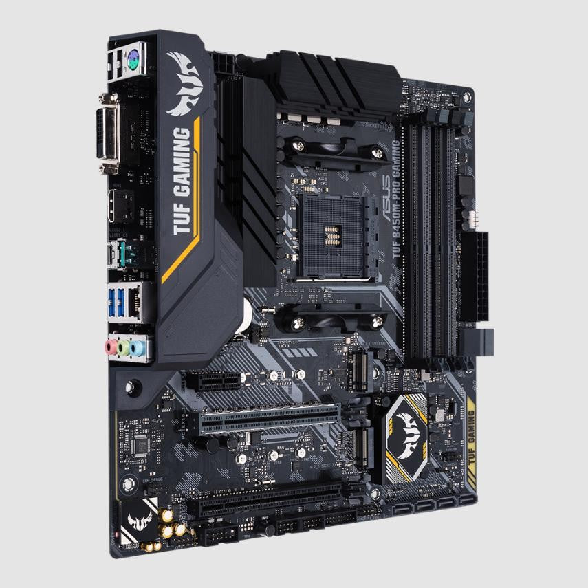 ASUS TUF B450M-PRO GAMING AMD B450 AM4 Placa-mãe Suporta R5 5600X 5600 3600 R7 5800X3D R9 5900X CPU SATA 6Gb/s HDMI M.2 mATX