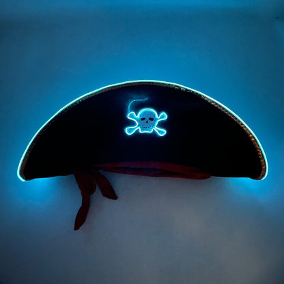 Chapéu de Cowboy LED Sem Fio, Chapéu de Cowboy Luminoso, Chapéu de Cowgirl Rosa para Discoteca, Noivas, Acessórios para Shows, Boates e Festas a Fantasia