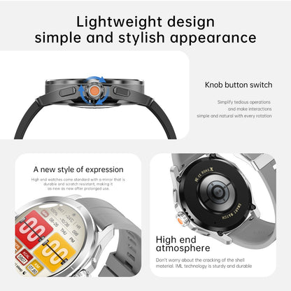 Novo Para Xiaomi S4 Ultra Outdoor Sports Smart Watch Masculino 1,53 polegadas AMOLED NFC GPS Bússola Frequência cardíaca À prova d'água Chamada BT Smartwatch