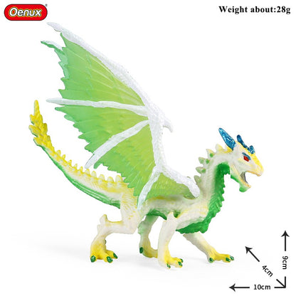 Oenux Simulação Dinossauro Dragão Tartarugas Touro de Fogo Orangotango Golem de Magma Modelo Animal Figuras de Ação Coleção de PVC Brinquedo Infantil Presente