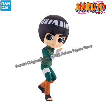 Em estoque Bandai Modelo Boneca Novo na caixa Naruto Qposket Jiraiya Tsunade Orochimaru Rock Lee Personagens de anime Garage Kit
