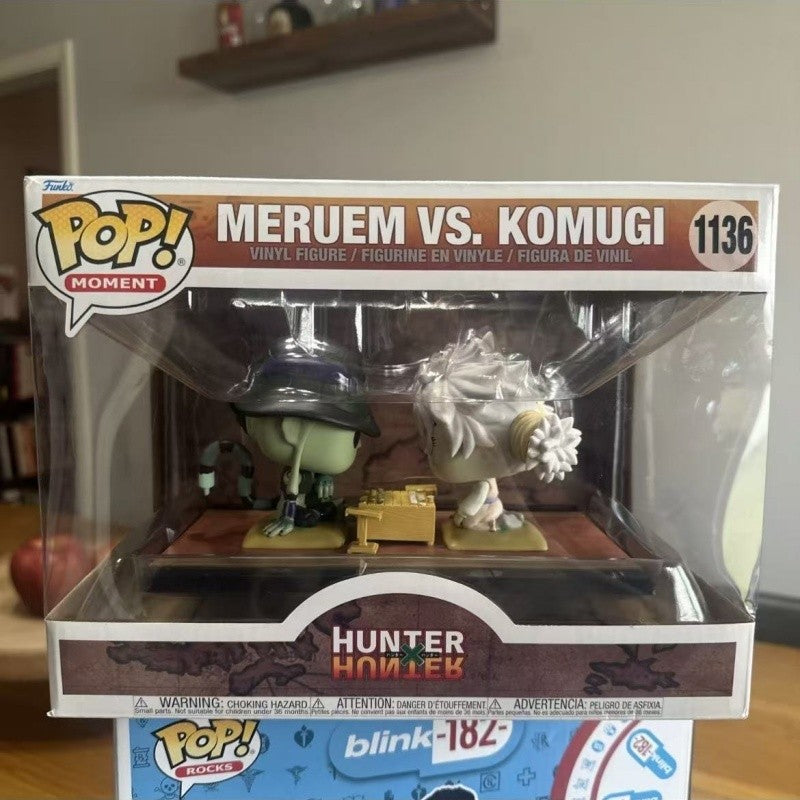 Hunter X Hunter Funko Pop Action Doll Model Anime Killua Zoldyck Kite Bisky Netero Sculpture Dolls Limited Edition Model Toys