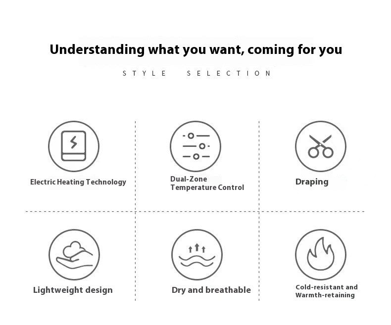 Smart Graphene Heating Jacket Outdoor Unisex Fleece Lined Electric USB Warmth Motorcycle Rider Vest Cycling Traveling Jacket