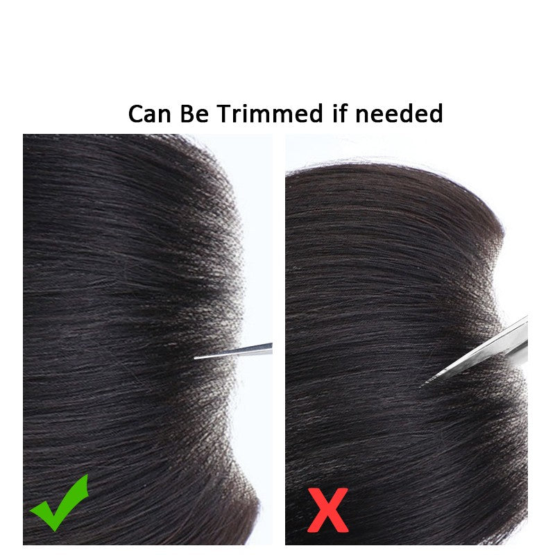 Prótese Capilar Masculina Frontal Fina de PU, com linha do cabelo natural, estilo V, em cabelo humano loiro, sistema de substituição capilar para homens