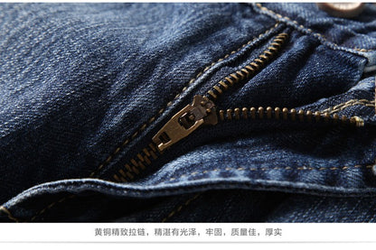 Men Gray Denim Shorts Jeans Pants Good Quality Men Cotton Knee Length Short Jeans New Summer Male Large Size Denim Shorts 42