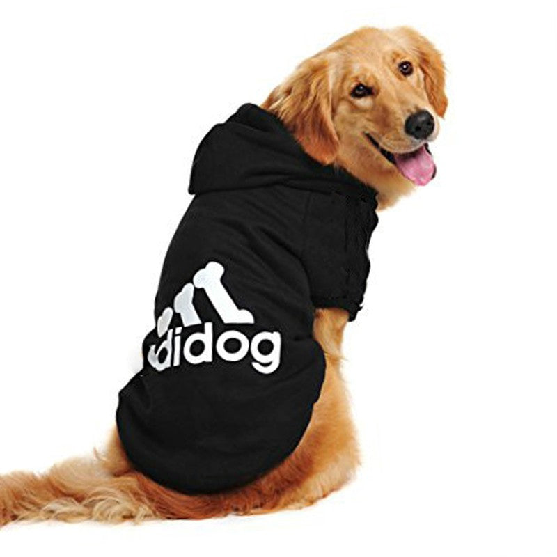 XS-9XL Roupa para Cachorro Adidog para Cães Pequenos Médios Grandes Moletom com Capuz de Algodão Quente Mais Vendido Jaqueta de Duas Pernas para Animais de Estimação