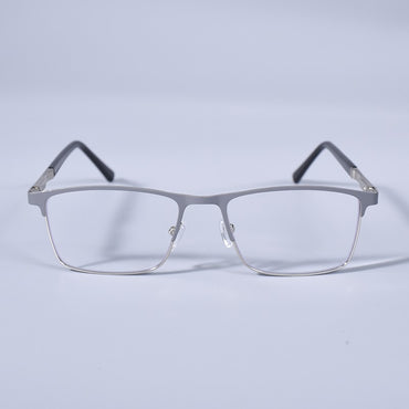 Anti Blue Light Men Reading Glasses Metal Full Frame Business Eyeglasses For Men Square Double Color Reading Eyewear +100+150