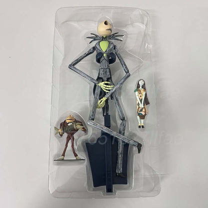 The Nightmare Before Christmas Jack Skellington Action Figure 12 Face Jack Jack Chair Special Version Model Toys Christmas Gift