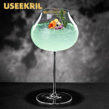 Copo de vinho tinto de grande capacidade de 690ml, taça de vidro ultrafina, taças de coquetel, taça de vidro fina estilo Borgonha, copo de Gin Tônica