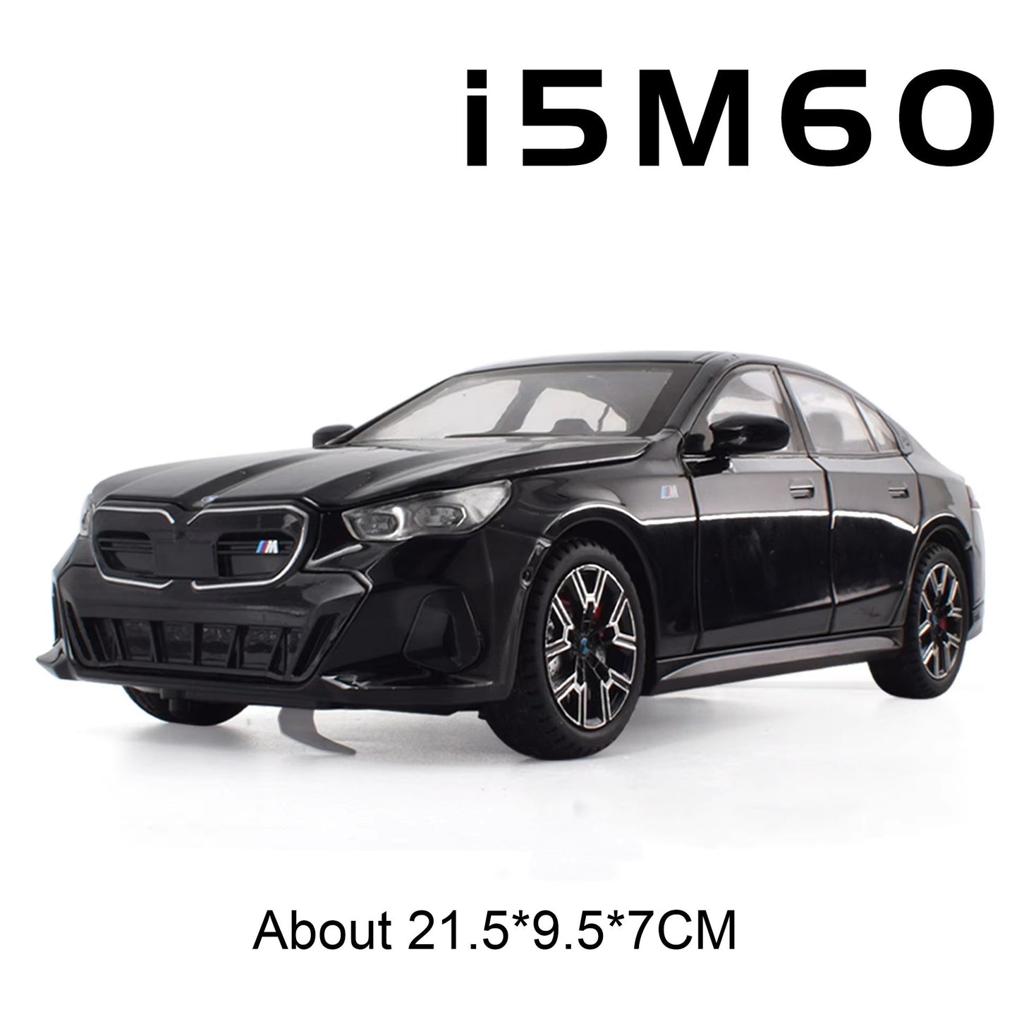 1:24 O 7 760Li Modelo I5 M60 Carro de Liga Fundida Brinquedos 6 Portas Abertas Luz Sonora Puxar para Trás Veículos Miniatura Presentes de Aniversário para Menino