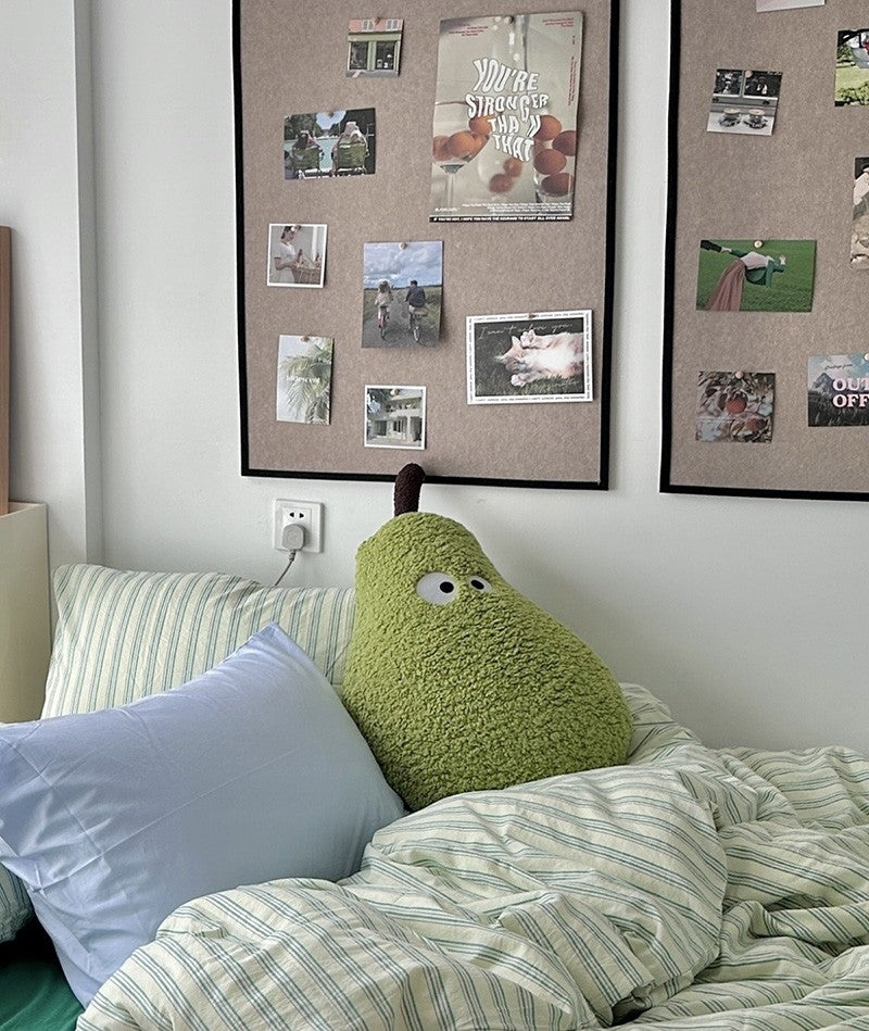 Big Duck Pear Pillow, Sofa Cushion, Girl Bedroom, Bed, Cute Plush Doll, Christmas Birthday Gift