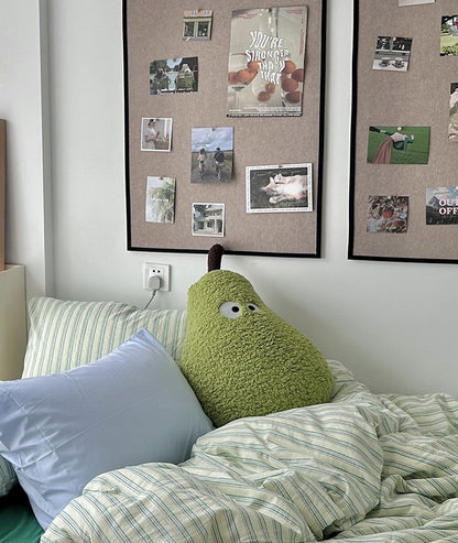 Big Duck Pear Pillow, Sofa Cushion, Girl Bedroom, Bed, Cute Plush Doll, Christmas Birthday Gift