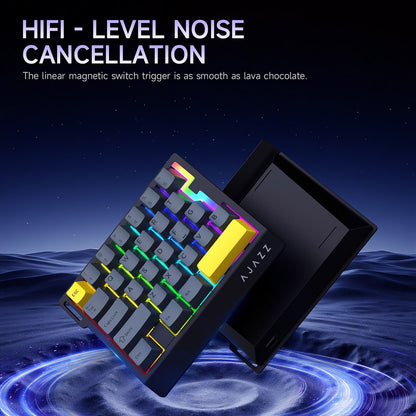 Teclado Gamer de Uma Mão AJAZZ AK029 Com Fio Chave Magnética HE 29 Teclas RGB 8000Hz Mini Teclado Mecânico para Jogadores de E-sports de PC