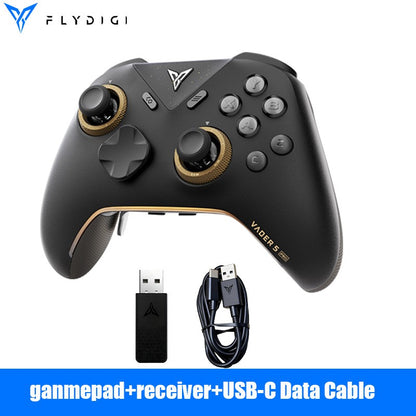 Flydigi Vader 5 Pro V2 Global Version Wireless Bluetooth Gamepad for PC NS Mobile + 2nd Gen Phone Holder | Phone User Optimized
