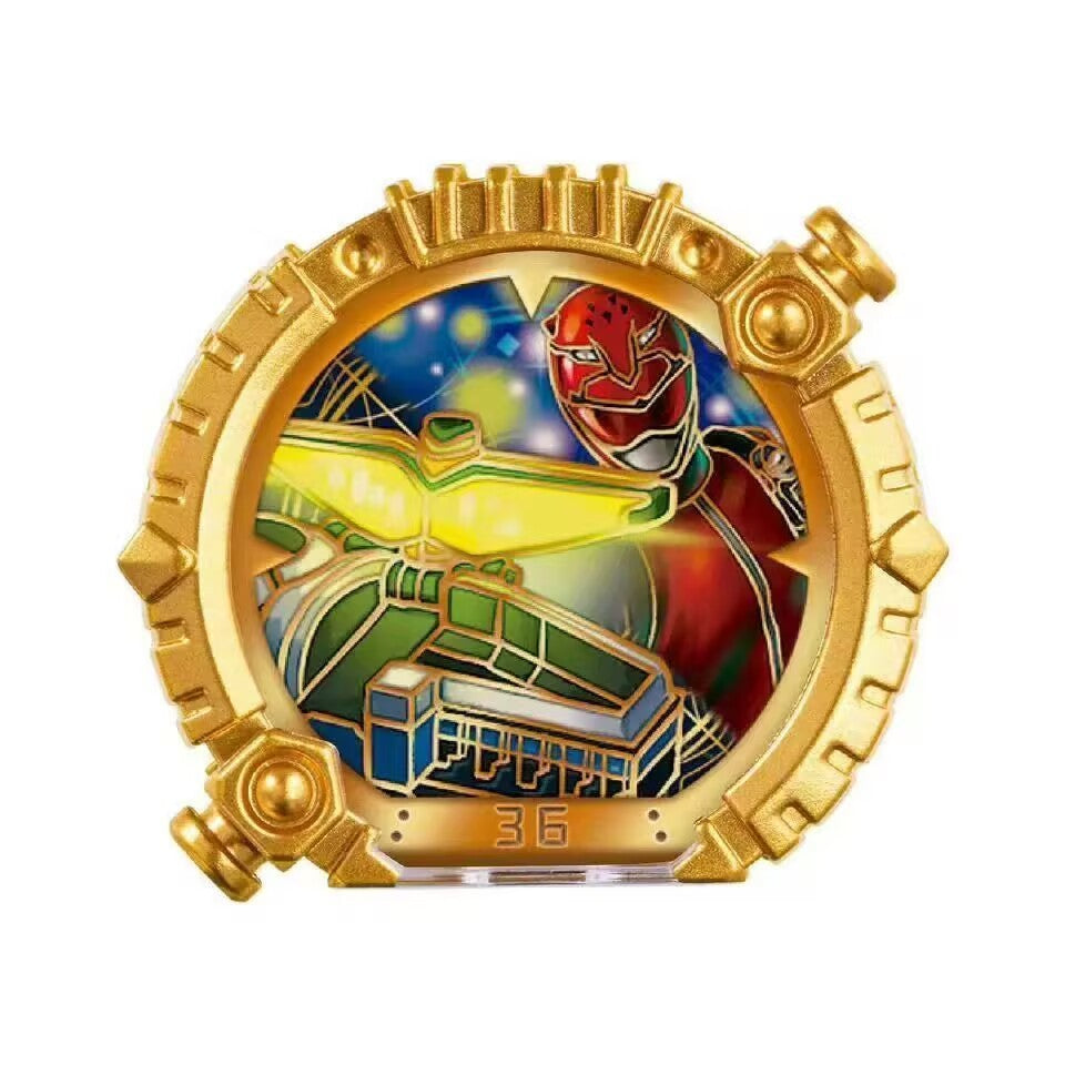 Bandai Original No.1 Sentai Gozyuger Dx Transformation Ring Set Taiyo Sentai Sun Vulcan Star Animals Rangers Toys