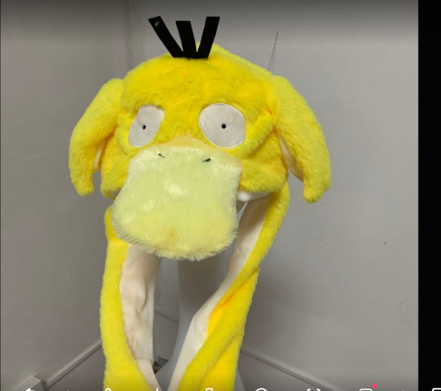 Chapéu De Airbag Pokémon Novo Desenho Animado Bonito, Chapéu Com Orelhas Que Se Movem, Chapéu Quente De Inverno, Presente De Natal Para Crianças