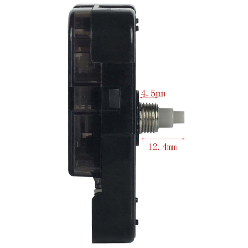 Silent Non-ticking Clock Movement Mechanism Motor Battery Operated Clockwork for DIY Wall Repair Replacement Kits (with Hands)