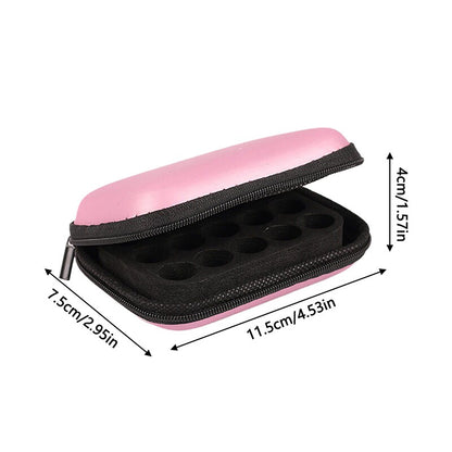 15Slots 1/2/3ML Essential Oil Case For Young Living Roller Bottles Storage Bag Holder Portable Perfume Hanging Organizer