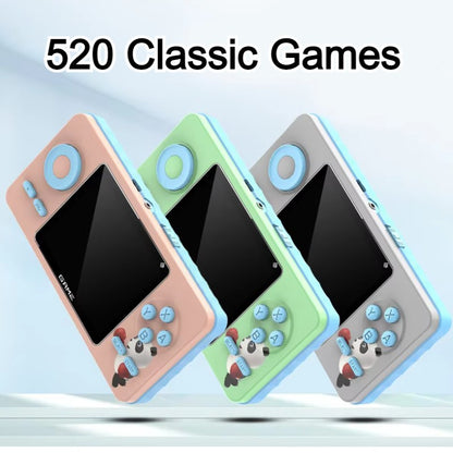 New S5 Mini Retro Video Gaming Console Built-in 520 Classic Games Portable 2.4 Inch TFT Pocket Game Players Console For Child