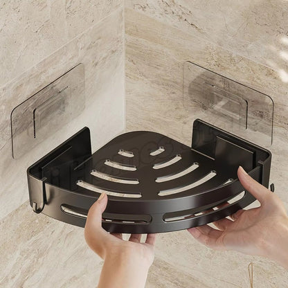 No Drill Wall Corner Bathroom Shelf Corner Shelf Storage Organizer Shower Shelf Shampoo Makeup Bathroom Accessories Towels Rack