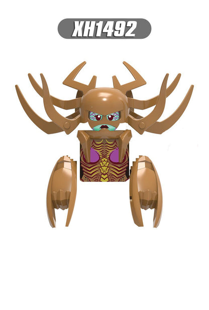 Single GAME Fighter model Action Figures accessories Building Blocks toys for children Series X0285 XH1490 XH1491