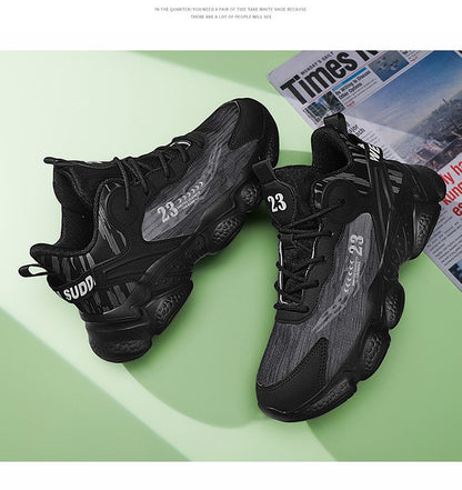 Man Increase the size Casual and fashionable shoes Anti-slip Wear-resistant Trend Sports shoes Lightweight Comfort Running shoes