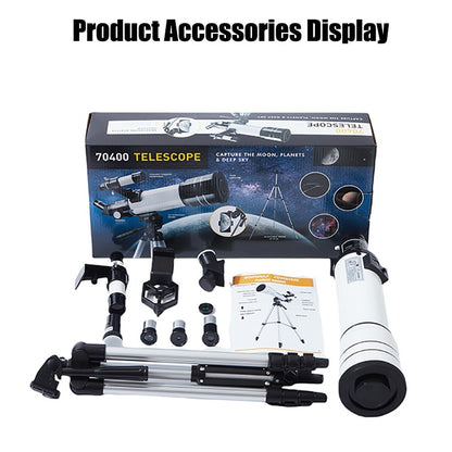BORWOLF 70400 Professional High-definition Astronomical Telescope 333X To See The Moon and Stars Bird Watching Monocular