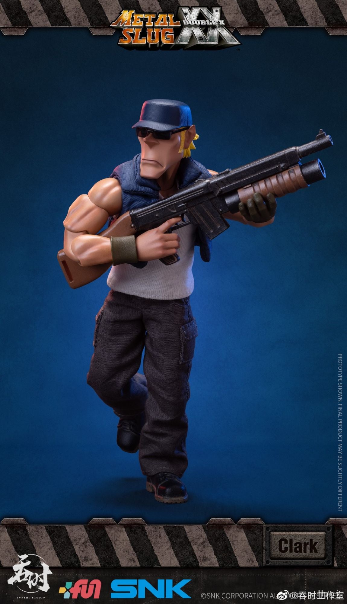 ?Original?Tunshi Studio TS-009 Metal Slug XX Clark Still TS-010 Ralf Jones Coleção de Enfeites 1/12