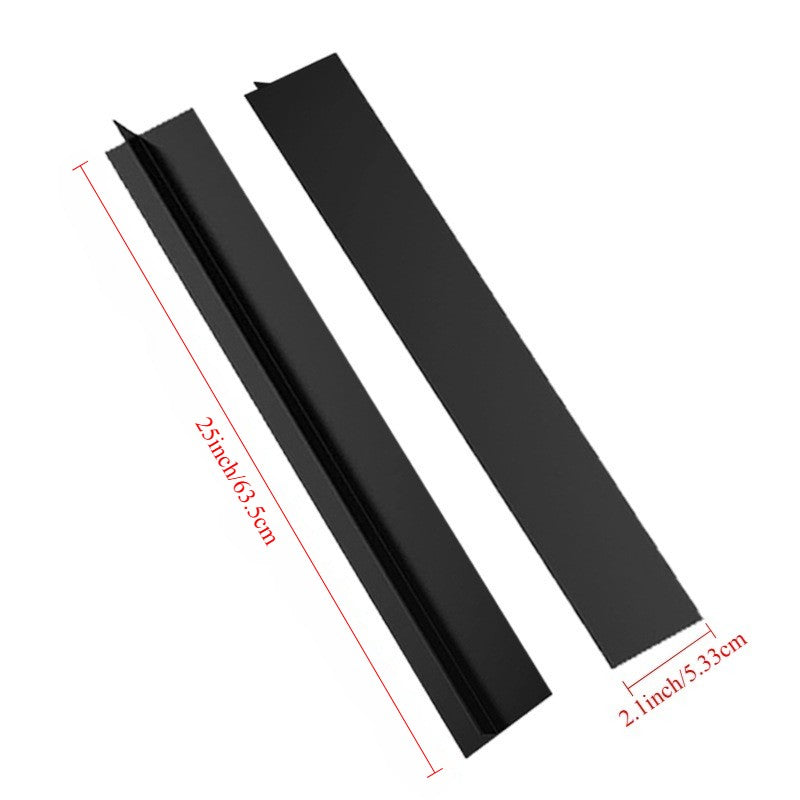 Stove Counter Gap Cover Kitchen Silicone Heat Resistant Mat Gas Stove Protector Slit Cleaning Pad Oil Dust Seal Cooker Cover 1pc