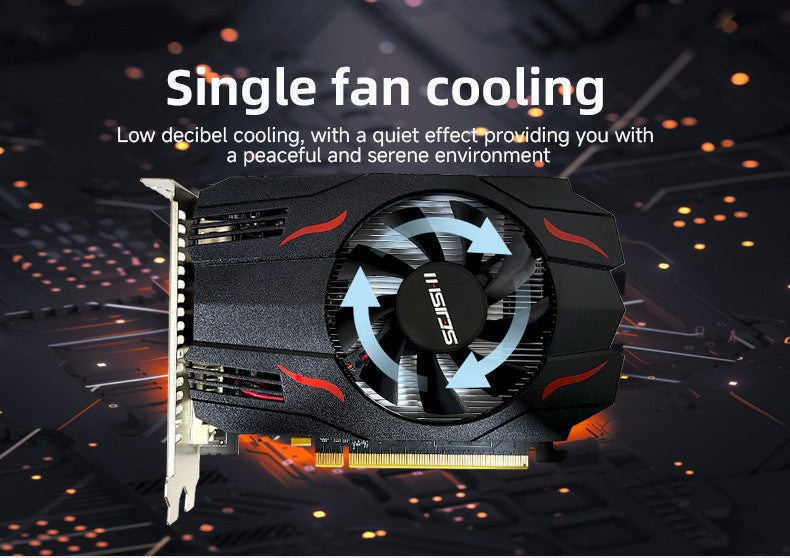 Placa de Vídeo SEJISHI RX 560 4GB AMD Radeon RX560 4GB GDDR5 128Bit 1176MHz Placas de Vídeo para Jogos para PC Desktop