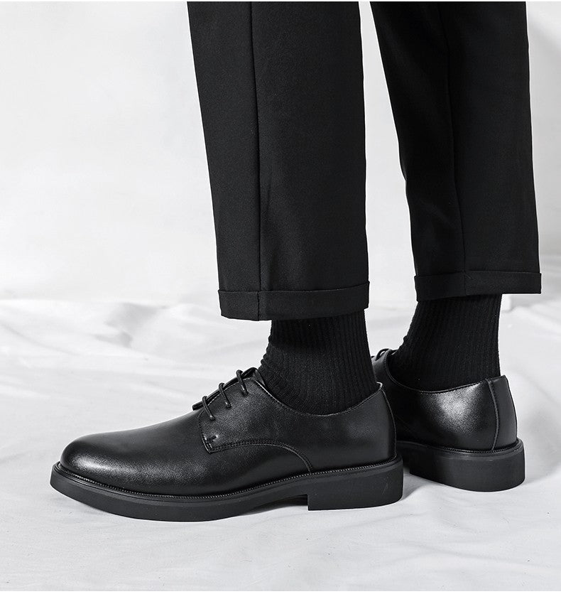 Classic Brogue Office Leather Shoes Men Casual Business Leather Shoes Korean Formal Oxford Men's Dress Shoes