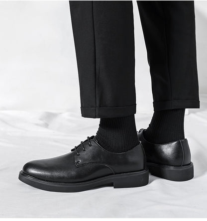 Classic Brogue Office Leather Shoes Men Casual Business Leather Shoes Korean Formal Oxford Men's Dress Shoes