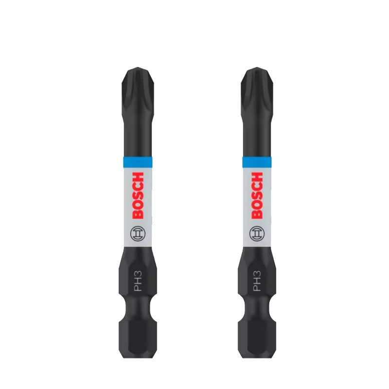 BOSCH Original PH/PZ 55MM Set Impact Type Bit S2 HSS Wear Resistance Carpentry Bit Screwdriver Power Tool Accessories