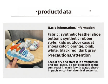 Four Seasons Children's Sneakers Girls Boys Non-slip Sport Shoes Toddler Non-slip Sneakers Casual Soft Shoes Kids Outdoor Sho