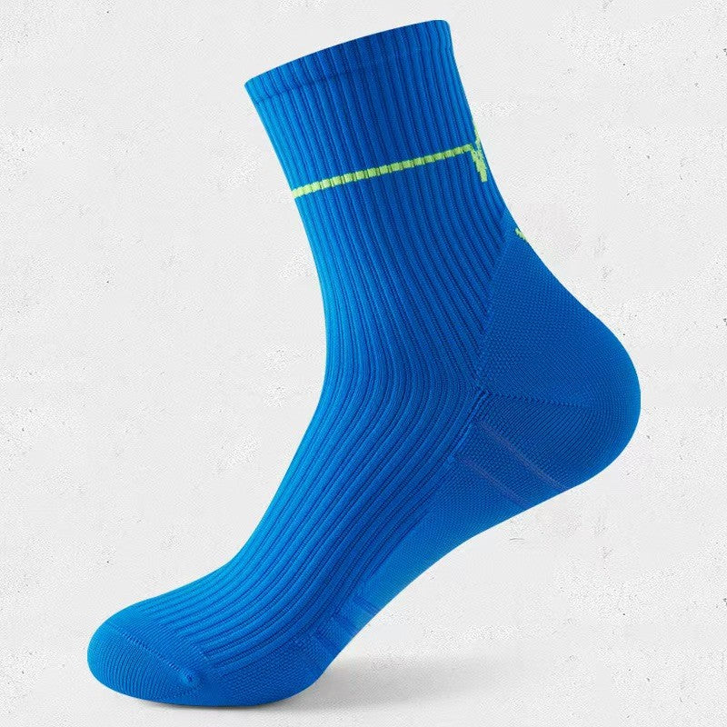 1/3Pair Professional Running Socks Men's Women Marathon Whiteline Cycling Socks Men Lady Sport Running Sports Socks