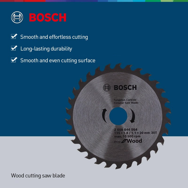 Lâminas de Serra Circular Bosch São Adequadas Para Corte de Madeira, Compatíveis Com Serras Circulares, Com Uma Velocidade Máxima de 10500 Rpm