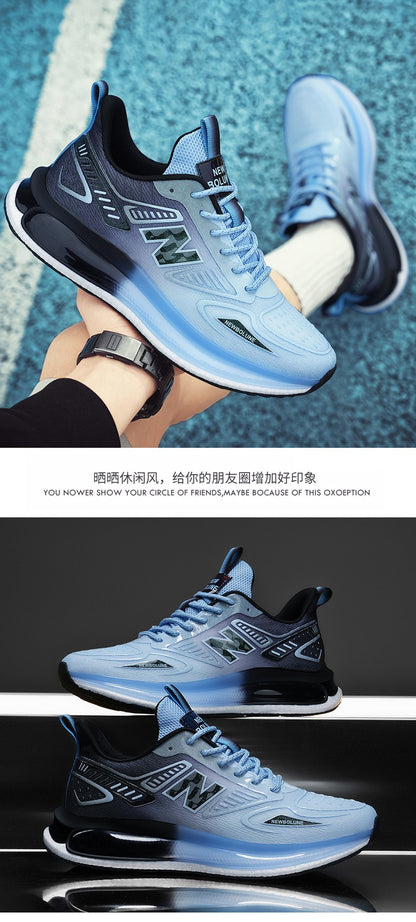 Sports Shoes for Men Mesh Breathable Comfortable Outdoor Sports Trendy Lace-up Sneakers 2025 New Casual Running Shoes for Man