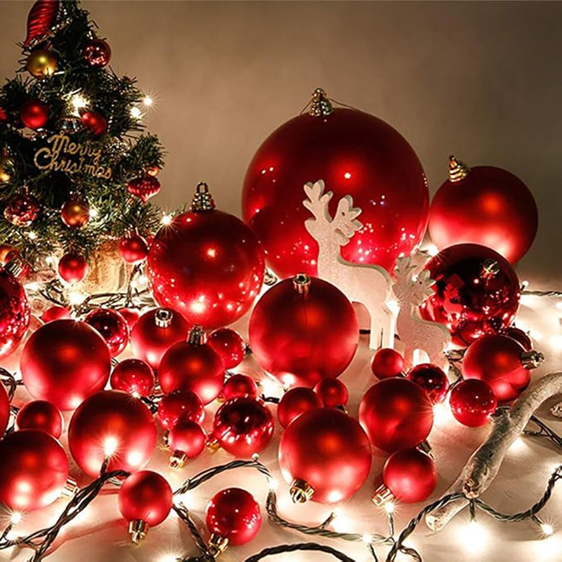 24Pcs 3cm Christmas Balls Christmas Tree Decoration Xmas Hanging Tree Pendants Home Party Christmas Tree Decor New Year Gifts