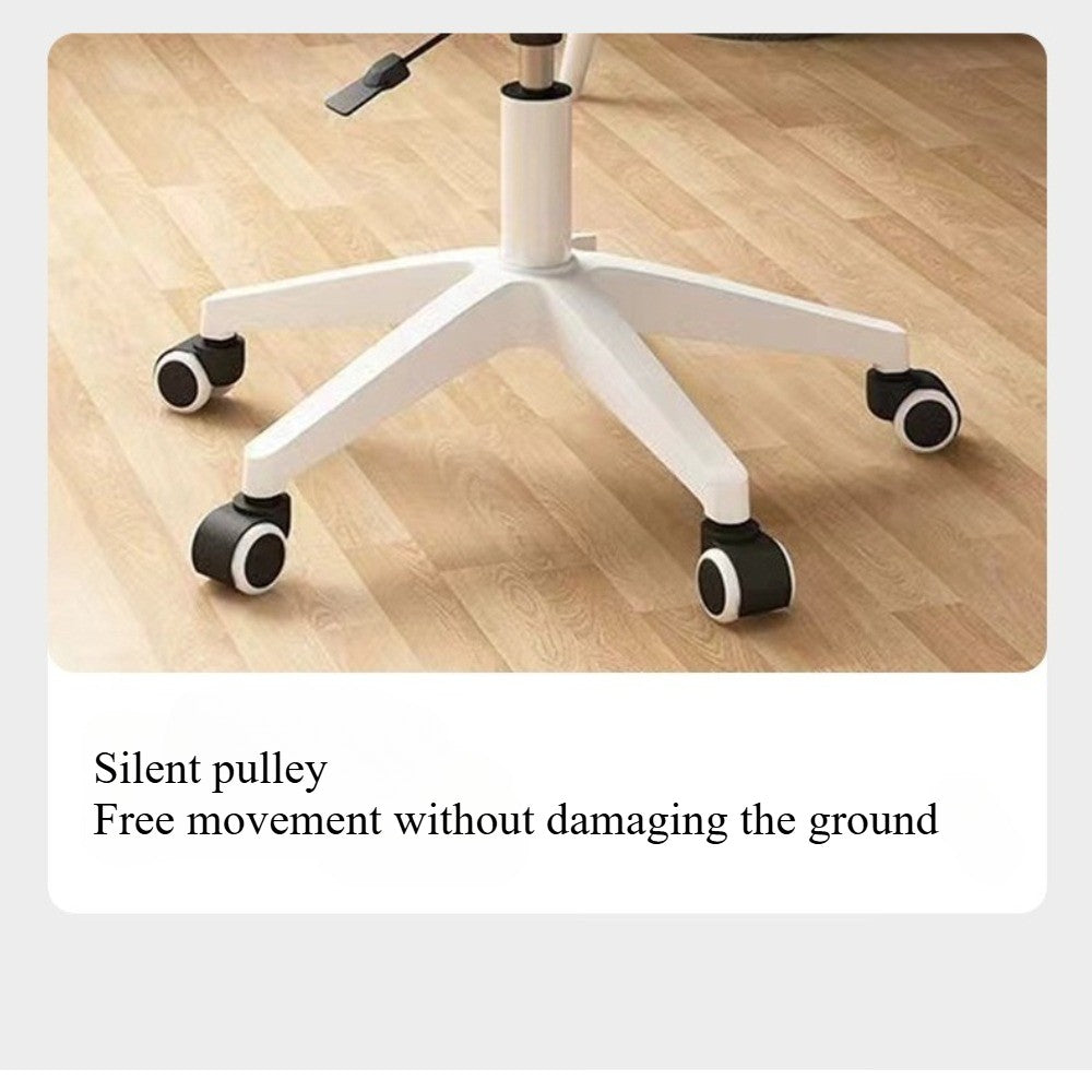 Rotating Computer Chair Dressing Transparent Plastics Elevated Move Rotating Chair Writing Desk Home Bedroom Desk Office Chair